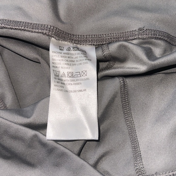 Zuda Z mesh leggings 2X petite ash gray 21” inseam pockets - Picture 6 of 7